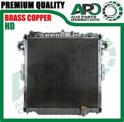 4ROW Brass Copper Radiator For TOYOTA Landcruiser 70 Series VDJ76R VDJ78R VDJ79R 2007-