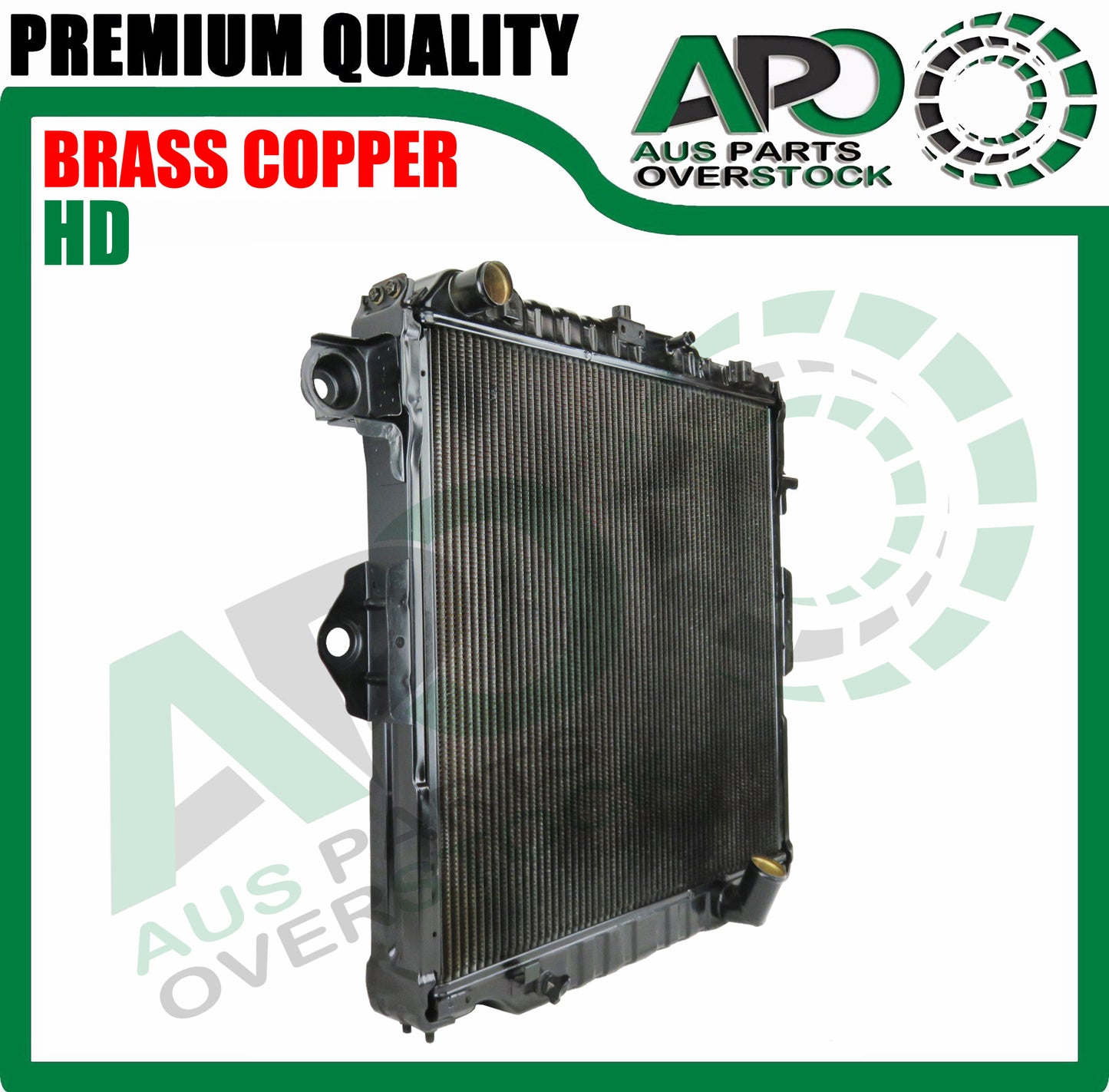 4ROW Brass Copper Radiator For TOYOTA Landcruiser 70 Series VDJ76R VDJ78R VDJ79R 2007-
