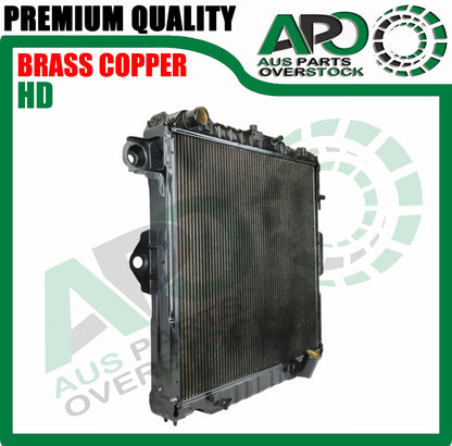 4ROW Brass Copper Radiator For TOYOTA Landcruiser 70 Series VDJ76R VDJ78R VDJ79R 2007-