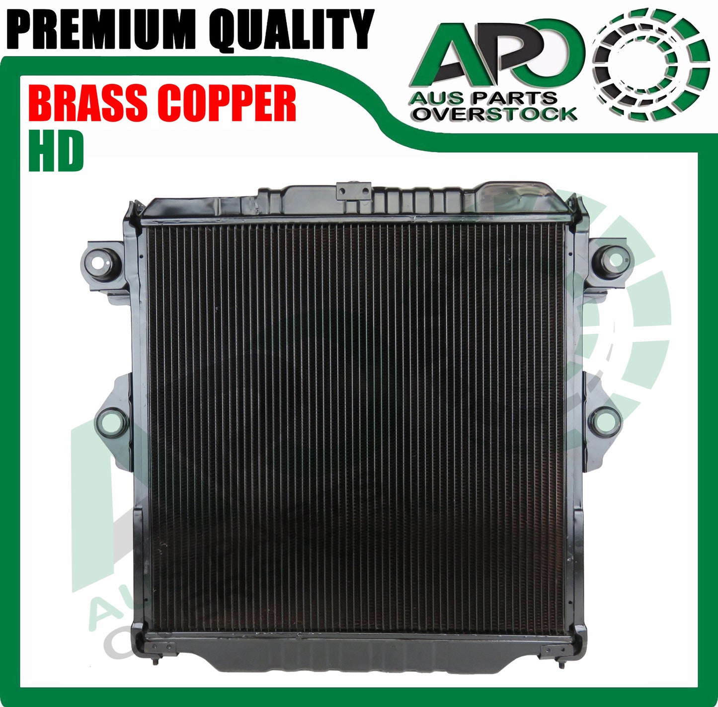 4ROW Brass Copper Radiator For TOYOTA Landcruiser 70 Series VDJ76R VDJ78R VDJ79R 2007-