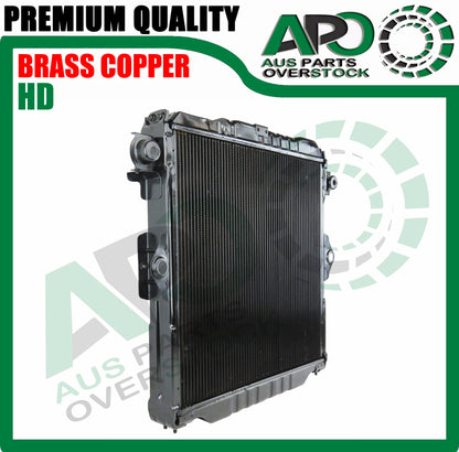4ROW Brass Copper Radiator For TOYOTA Landcruiser 70 Series VDJ76R VDJ78R VDJ79R 2007-