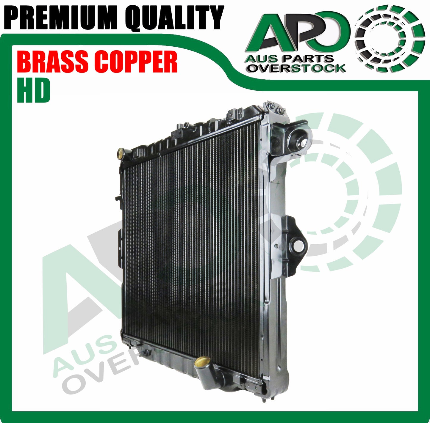 4ROW Brass Copper Radiator For TOYOTA Landcruiser 70 Series VDJ76R VDJ78R VDJ79R 2007-