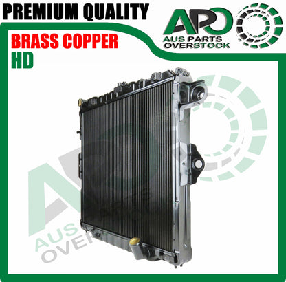 4ROW Brass Copper Radiator For TOYOTA Landcruiser 70 Series VDJ76R VDJ78R VDJ79R 2007-
