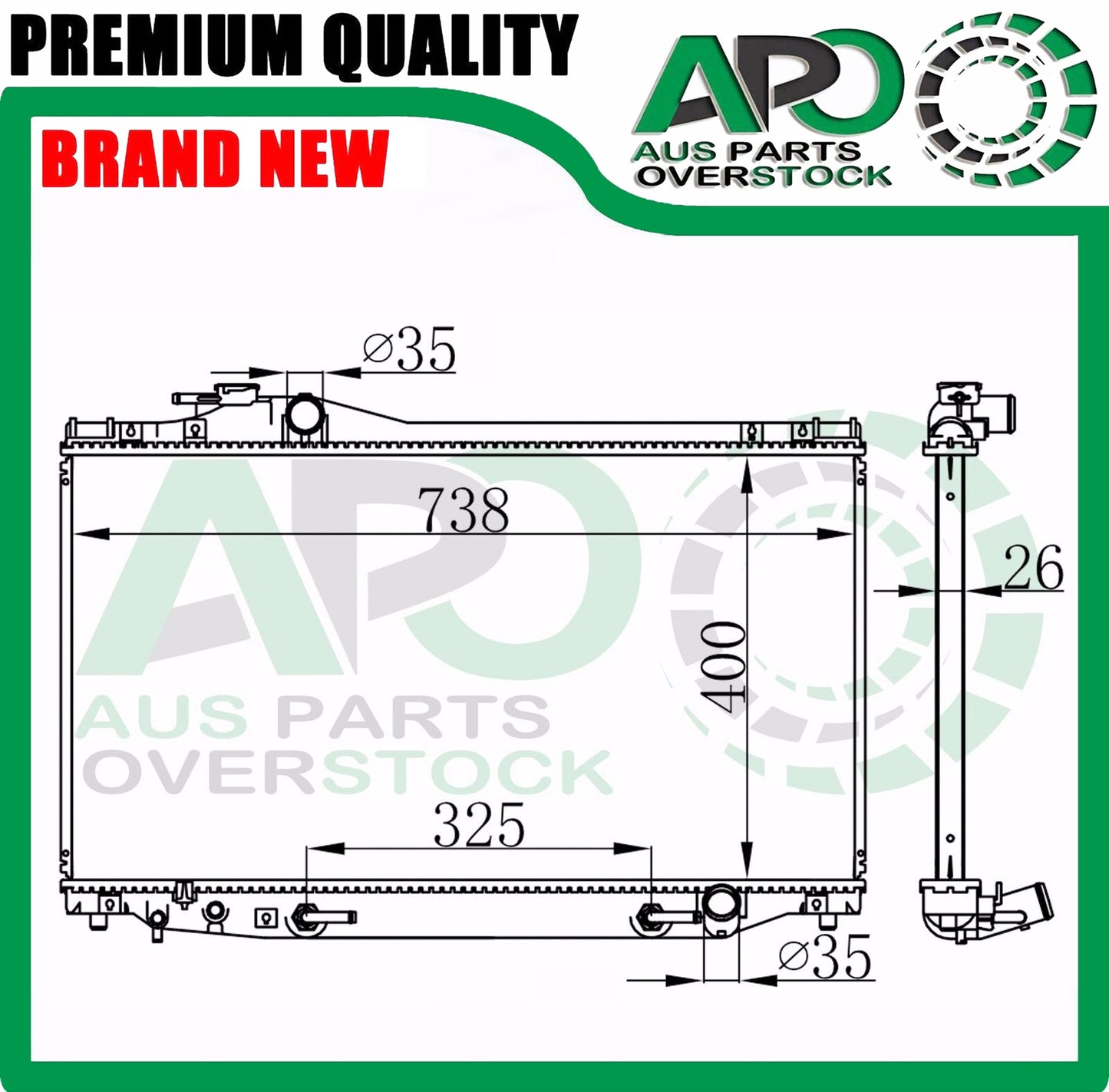 Radiator for Toyota SUPRA JZA80 2JZ-GTE TWIN TURBO 1993-2002 Auto Manual