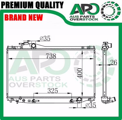 Radiator for Toyota SUPRA JZA80 2JZ-GTE TWIN TURBO 1993-2002 Auto Manual