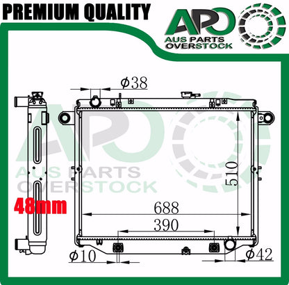 Radiator For LEXUS LX470 UZJ100 4.7L V8 Petrol 1998-2007