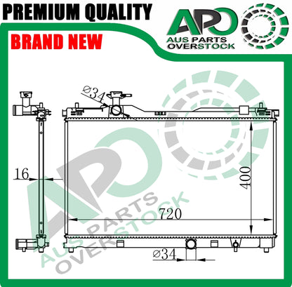 Radiator For TOYOTA ESQUIRE ZWR80 1.8 2.0L Petrol Auto Manual 01/2014-On