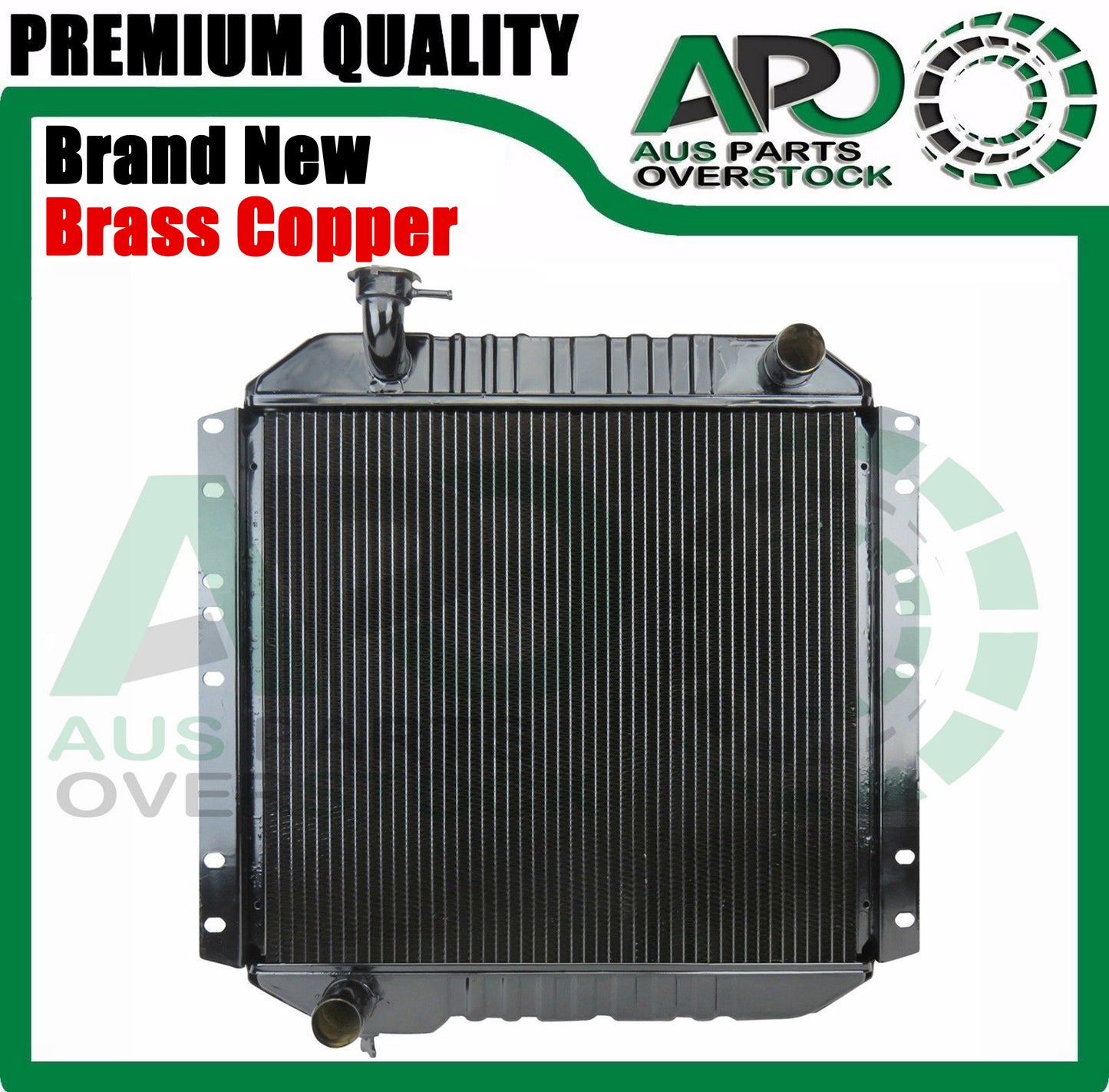 4 Row Copper Brass Radiator For TOYOTA Landcruiser 40 Series BJ40 BJ42 3.0L 3.2L
