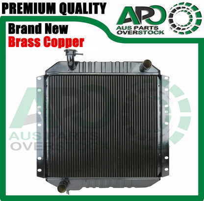 4 Row Copper Brass Radiator For TOYOTA Landcruiser 40 Series BJ40 BJ42 3.0L 3.2L