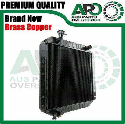 4 Row Copper Brass Radiator For TOYOTA Landcruiser 40 Series BJ40 BJ42 3.0L 3.2L