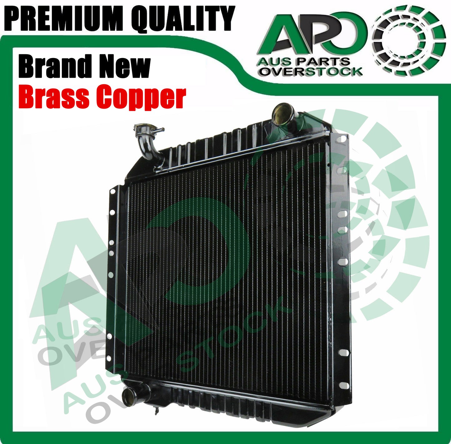 4 Row Copper Brass Radiator For TOYOTA Landcruiser 40 Series BJ40 BJ42 3.0L 3.2L
