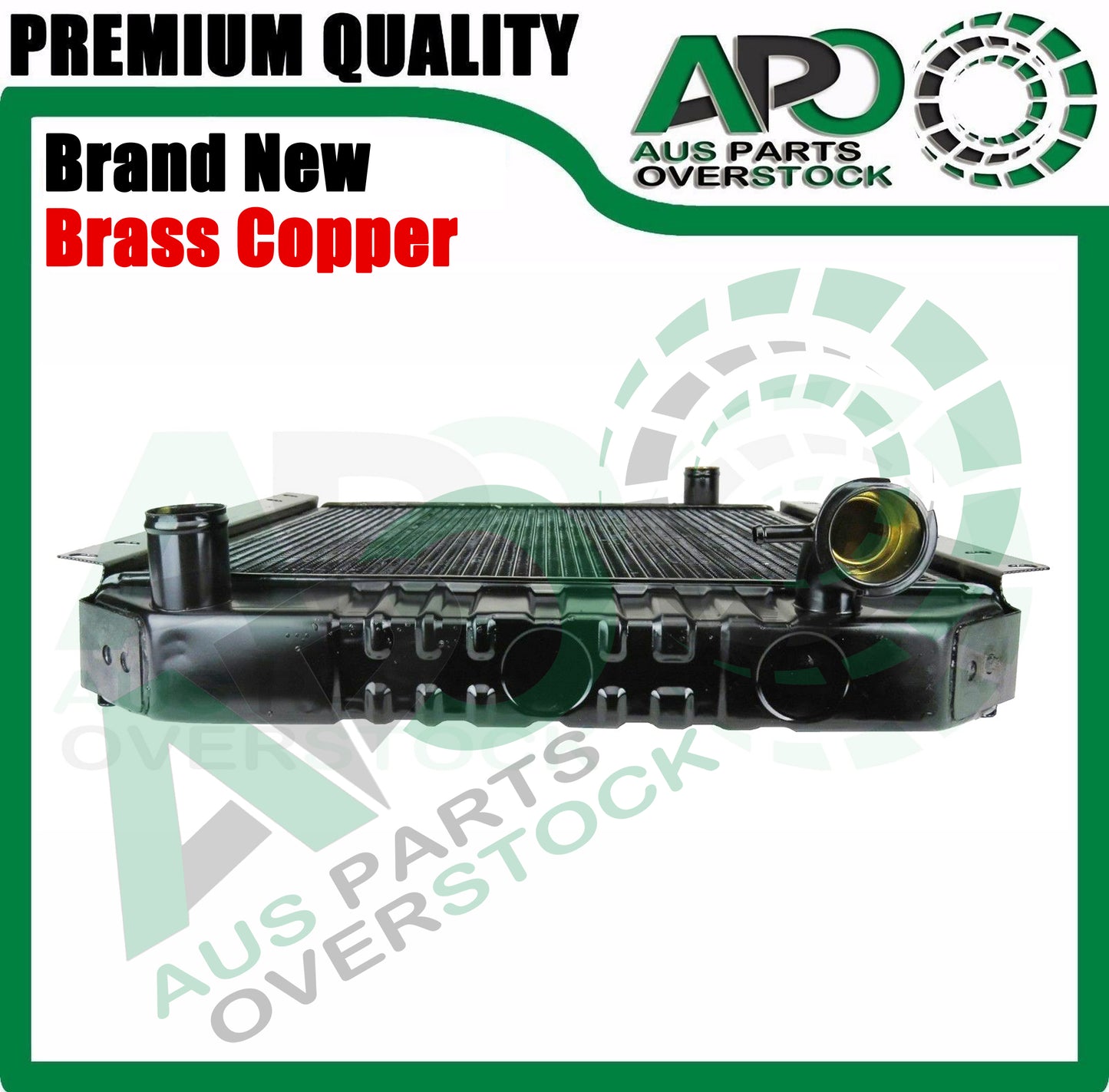4 Row Copper Brass Radiator For TOYOTA Landcruiser 40 Series BJ40 BJ42 3.0L 3.2L