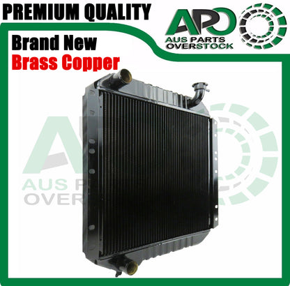 4 Row Copper Radiator For TOYOTA Landcruiser 40 Series BJ40 BJ42 3.4L Diesel