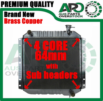 4Row Copper Radiator for TOYOTA Landcruiser 40 Series FJ43 FJ46 FJ47 Petrol