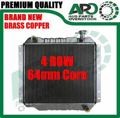 4Row Copper Radiator For TOYOTA Landcruiser 45 Series FJ42 FJ45 3.9L 4.2L Petrol