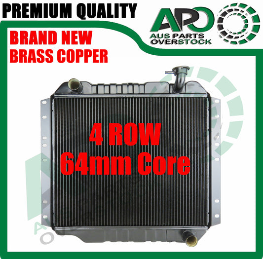 4Row Copper Radiator For TOYOTA Landcruiser 45 Series FJ42 FJ45 3.9L 4.2L Petrol