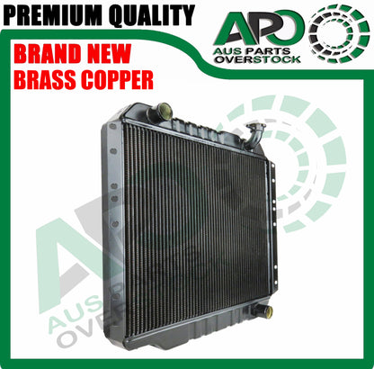 4Row Copper Radiator For TOYOTA Landcruiser 45 Series FJ42 FJ45 3.9L 4.2L Petrol