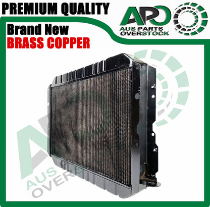 4 Row Copper Brass Radiator For TOYOTA LANDCRUISER FJ60 FJ61 FJ62 Petrol