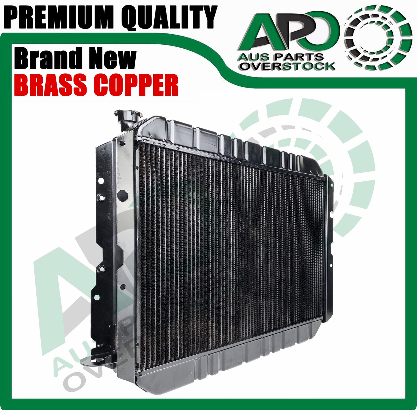 4 Row Copper Brass Radiator For TOYOTA LANDCRUISER FJ60 FJ61 FJ62 Petrol