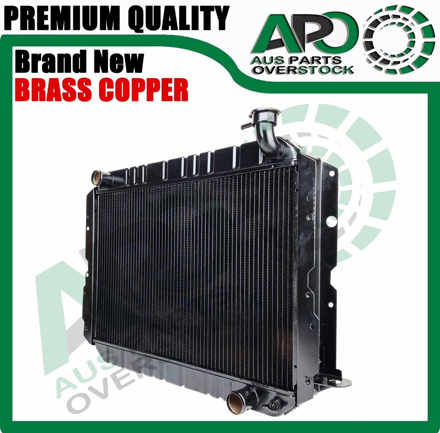4 Row Copper Brass Radiator For TOYOTA LANDCRUISER FJ60 FJ61 FJ62 Petrol