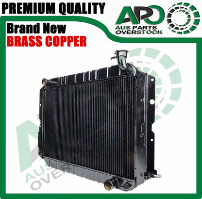 4 Row Copper Brass Radiator For TOYOTA LANDCRUISER FJ60 FJ61 FJ62 Petrol