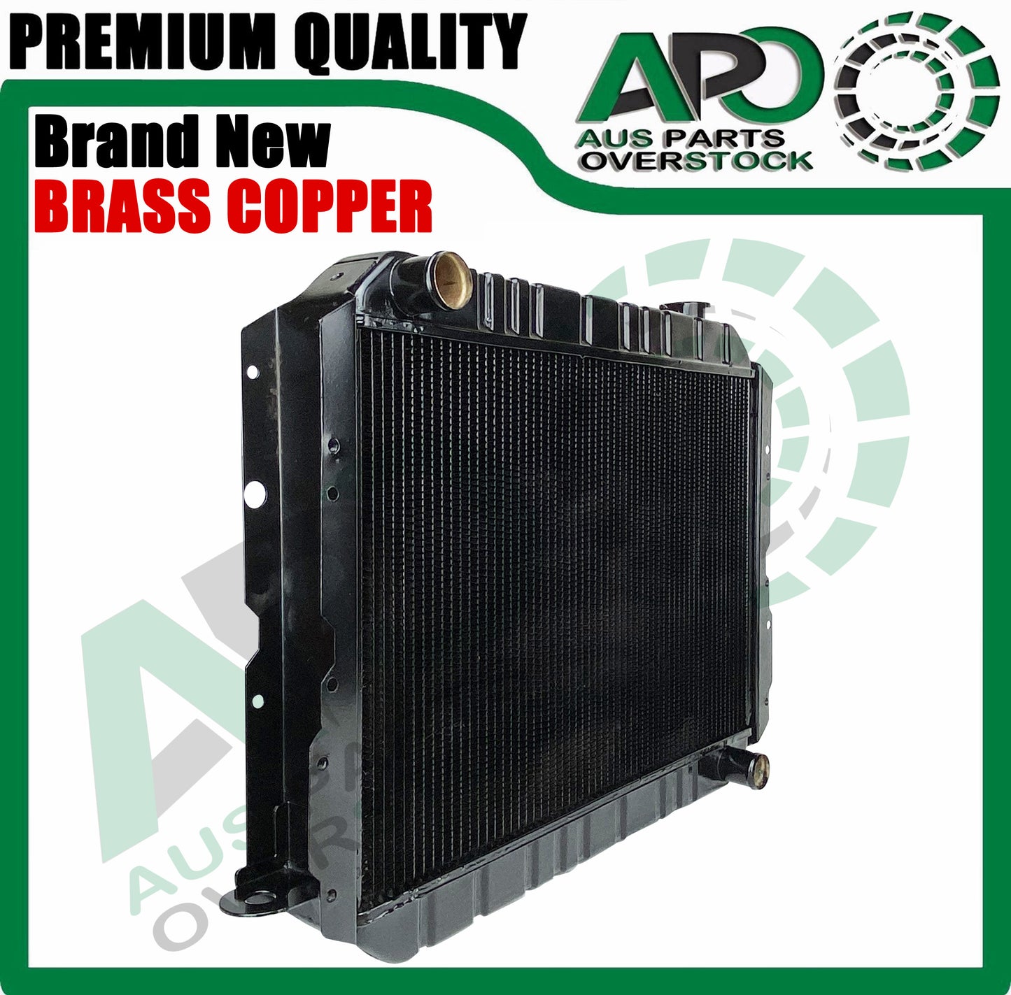 4 Row Copper Brass Radiator For TOYOTA LANDCRUISER FJ60 FJ61 FJ62 4.2L 1980-1990