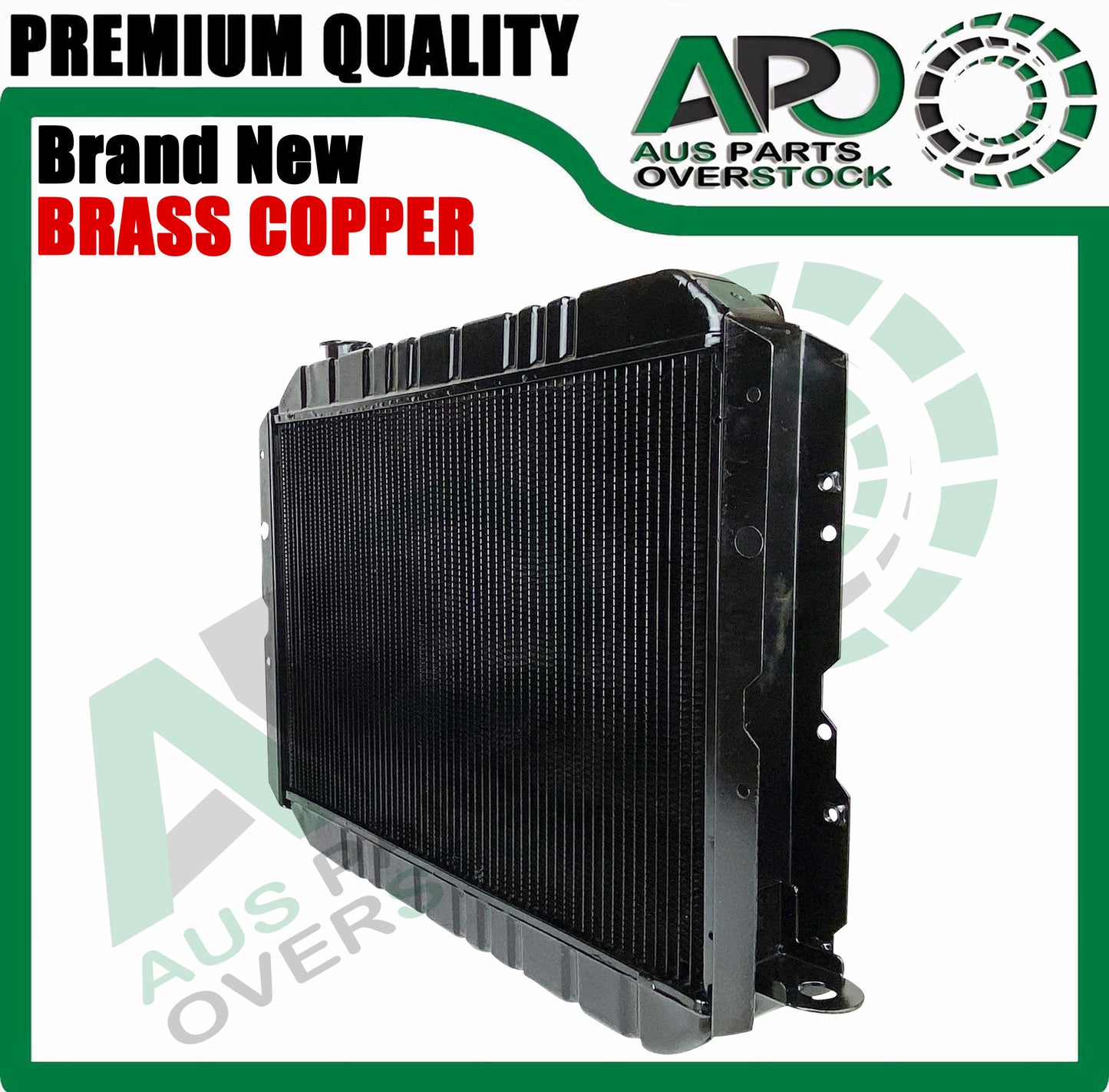 4 Row Copper Brass Radiator For TOYOTA LANDCRUISER FJ60 FJ61 FJ62 4.2L 1980-1990