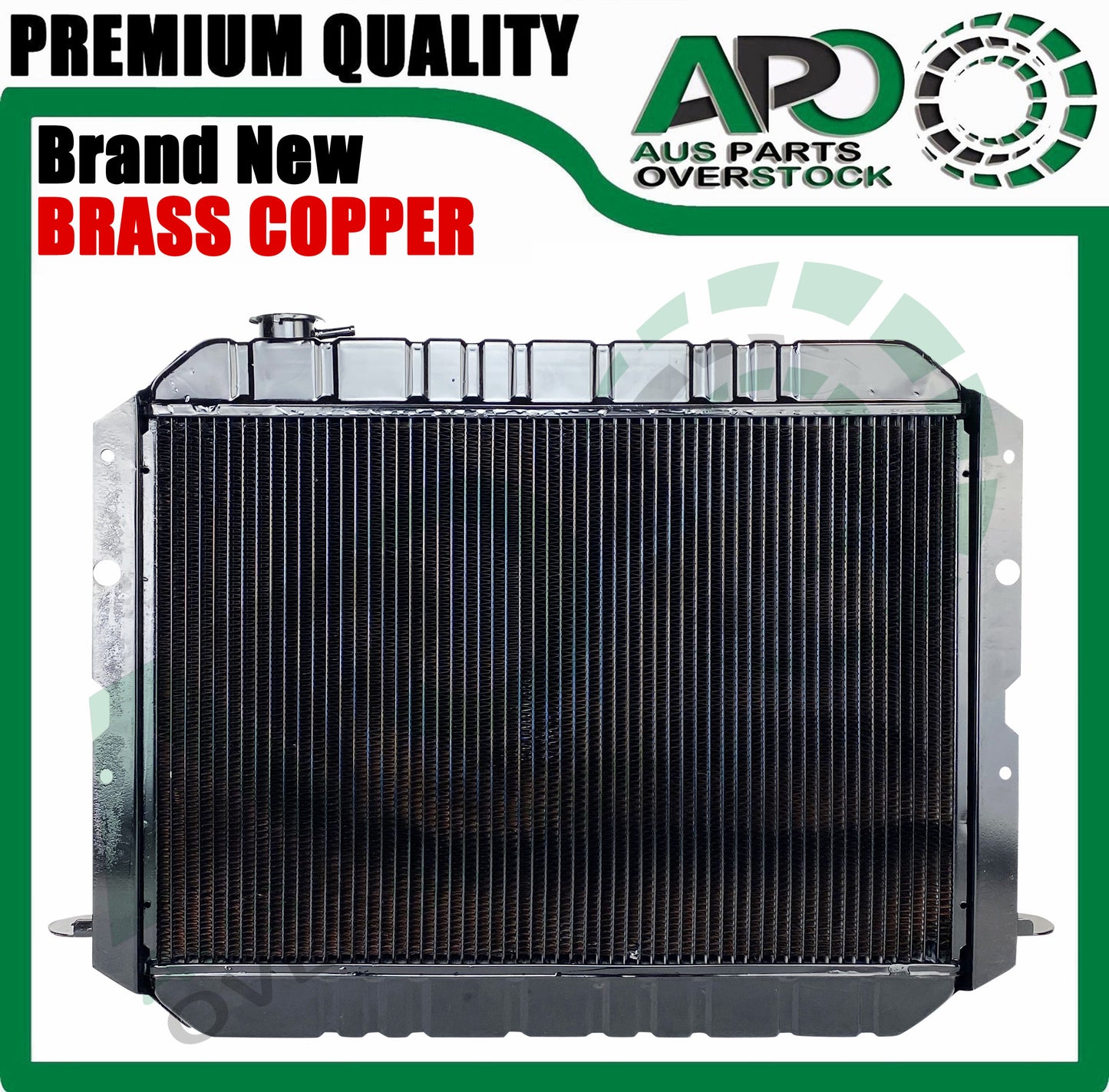 4 Row Copper Brass Radiator For TOYOTA LANDCRUISER FJ60 FJ61 FJ62 4.2L 1980-1990