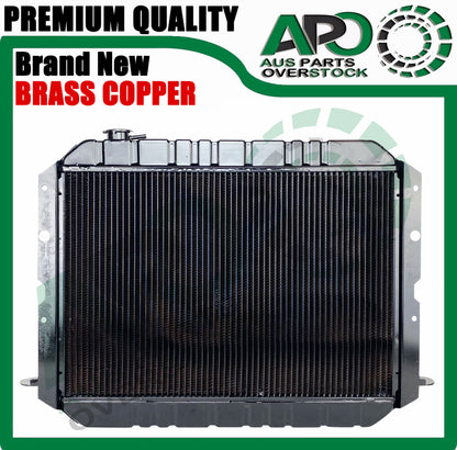 4 Row Copper Brass Radiator For TOYOTA LANDCRUISER FJ60 FJ61 FJ62 4.2L 1980-1990