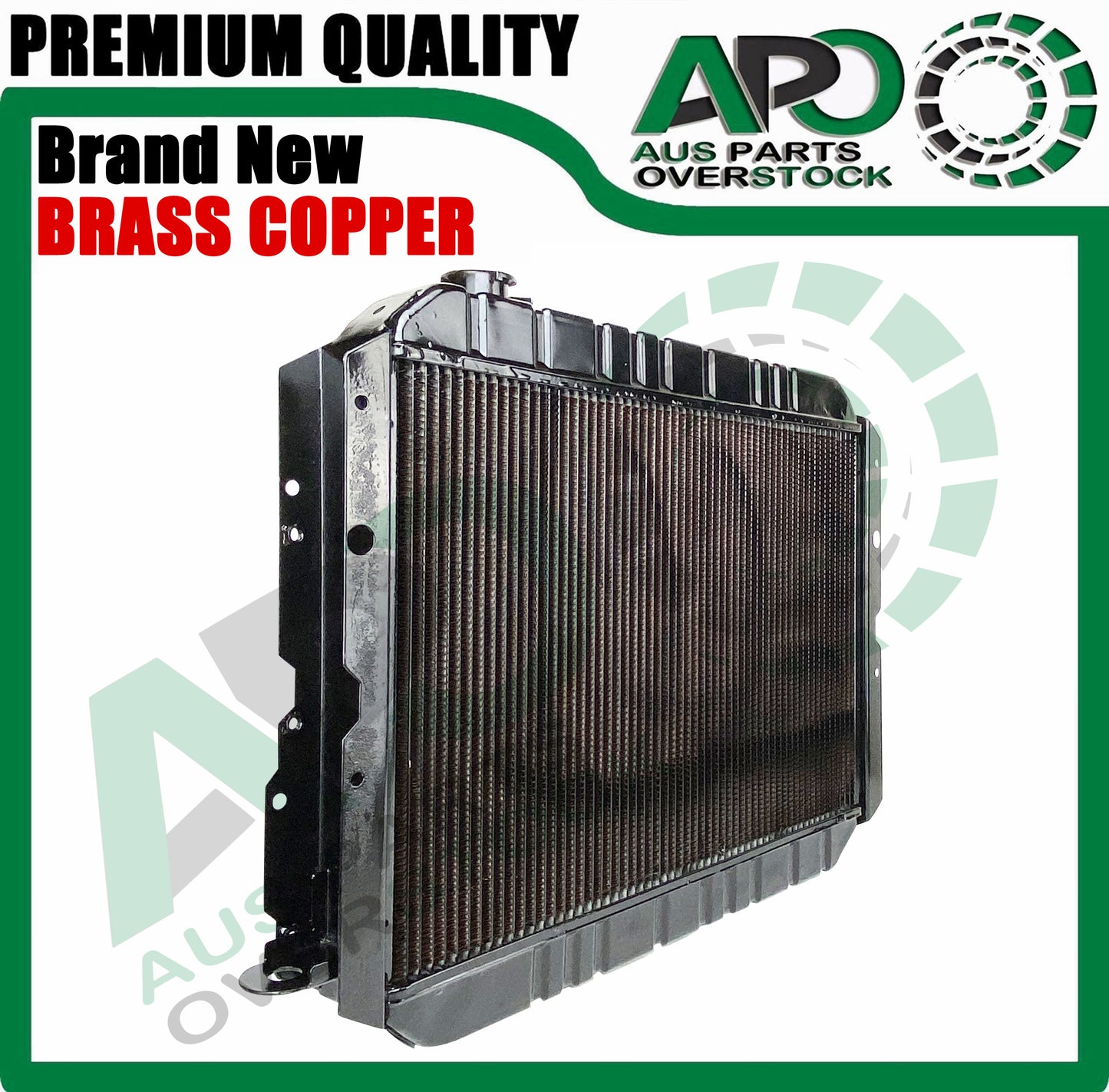 4 Row Copper Brass Radiator For TOYOTA LANDCRUISER FJ60 FJ61 FJ62 4.2L 1980-1990
