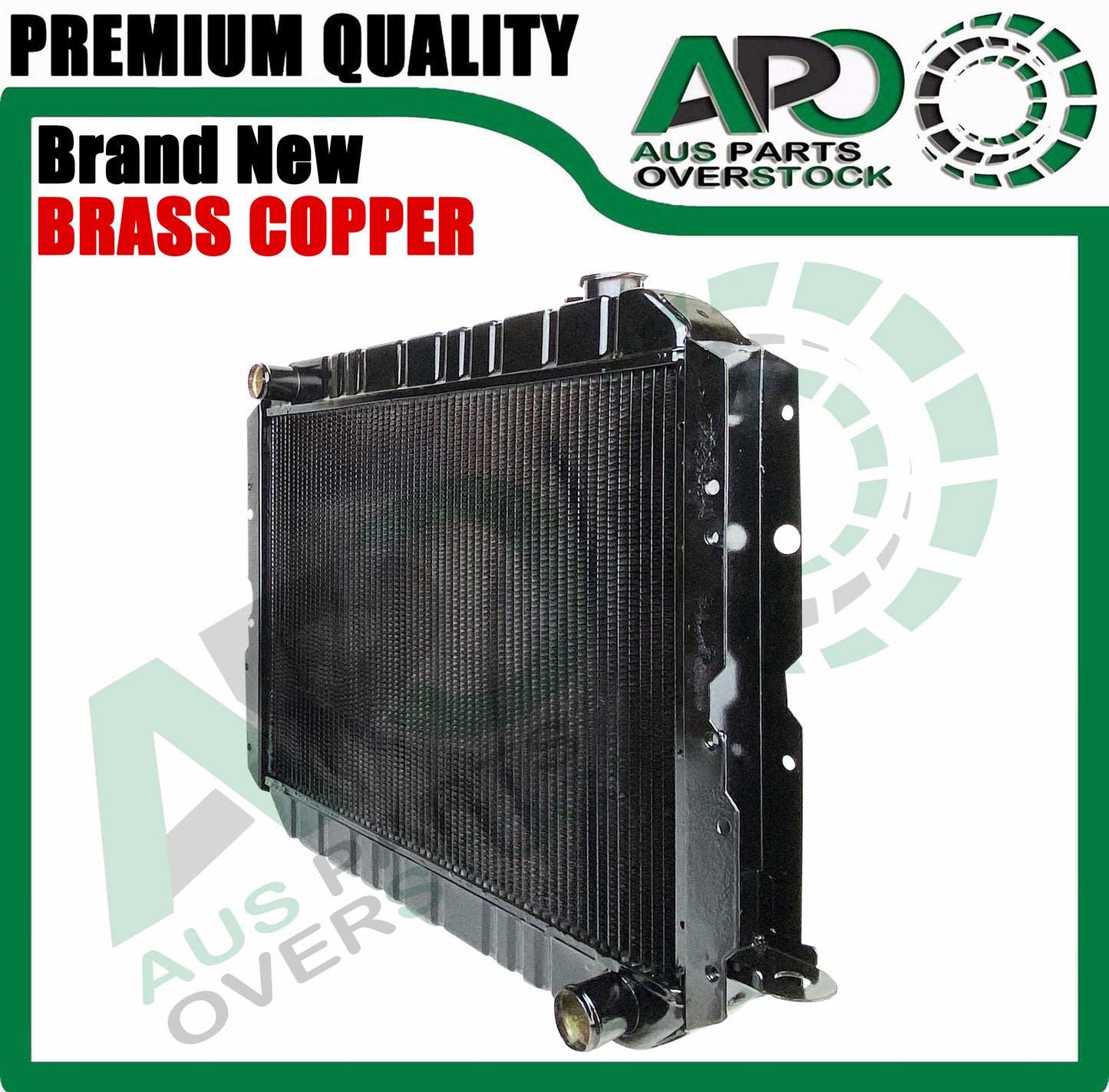 4 Row Copper Brass Radiator For TOYOTA LANDCRUISER FJ60 FJ61 FJ62 4.2L 1980-1990