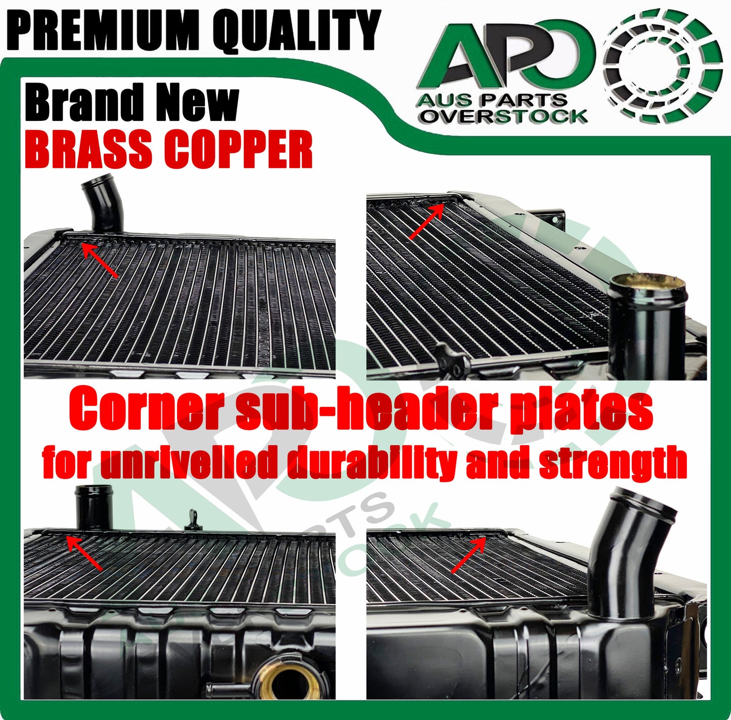 B/ Copper Radiator FOR Toyota Landcruiser 70 Series FJ70 FJ73 FJ75 Petrol 85-99