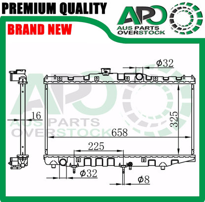Radiator For TOYOTA COROLLA AE80 AE82 Auto Manual 1985-1989