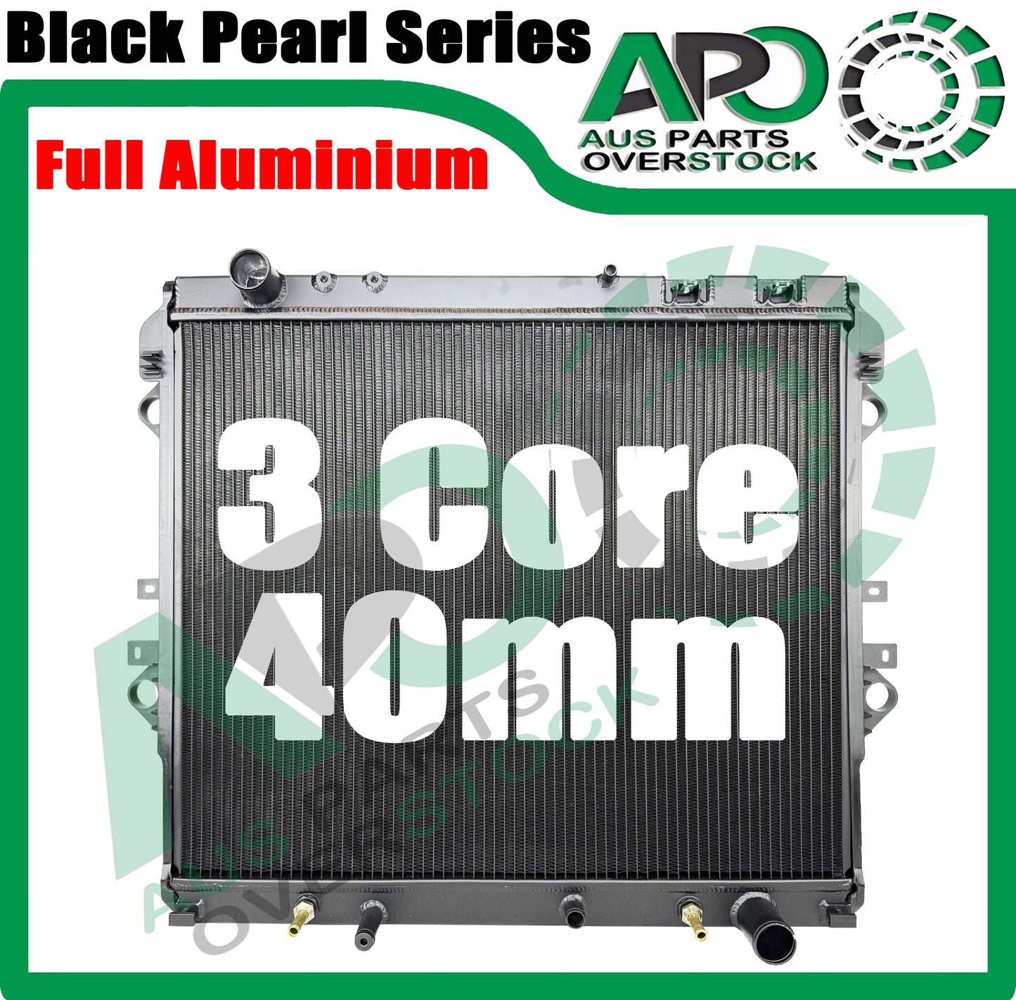 Full Alloy Radiator for TOYOTA FORTUNER GUN156R 2.8L Turbo Diesel Auto Manual