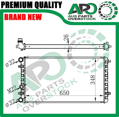 Radiator For VOLKSWAGEN BEETLE & CABRIOLET Auto Manual 1/00-2008