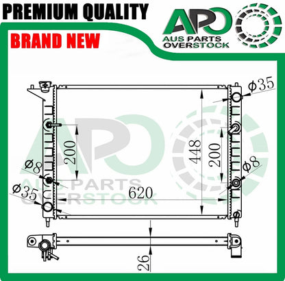 Radiator For INFINITI Q45 VH45D 4.5L Auto Manual 1993-1996