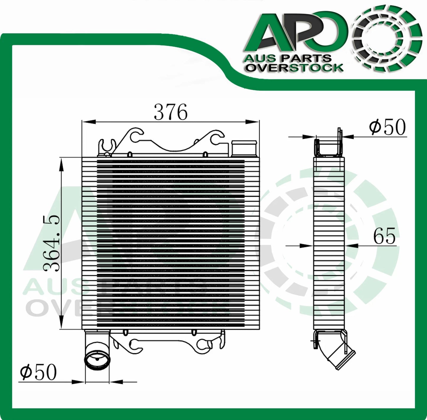 Intercooler for Holden Colorado RC ISUZU D-MAX DMAX 3.0Ltr Turbo Diesel