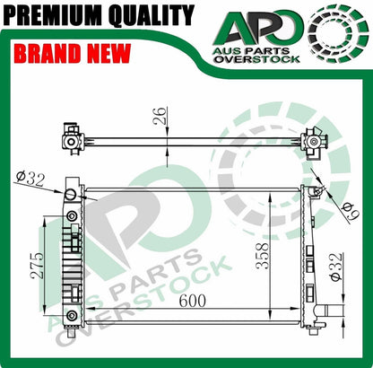 Radiator For Mercedes A Class W168 A140 A160 A170 A190 1997-2005
