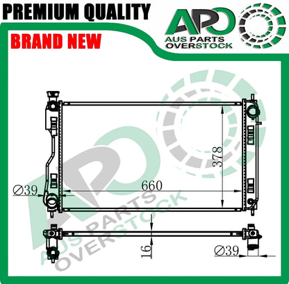 Radiator for SUBARU IMPREZA GK GT 2.0L Petrol Auto Manual 2016-On
