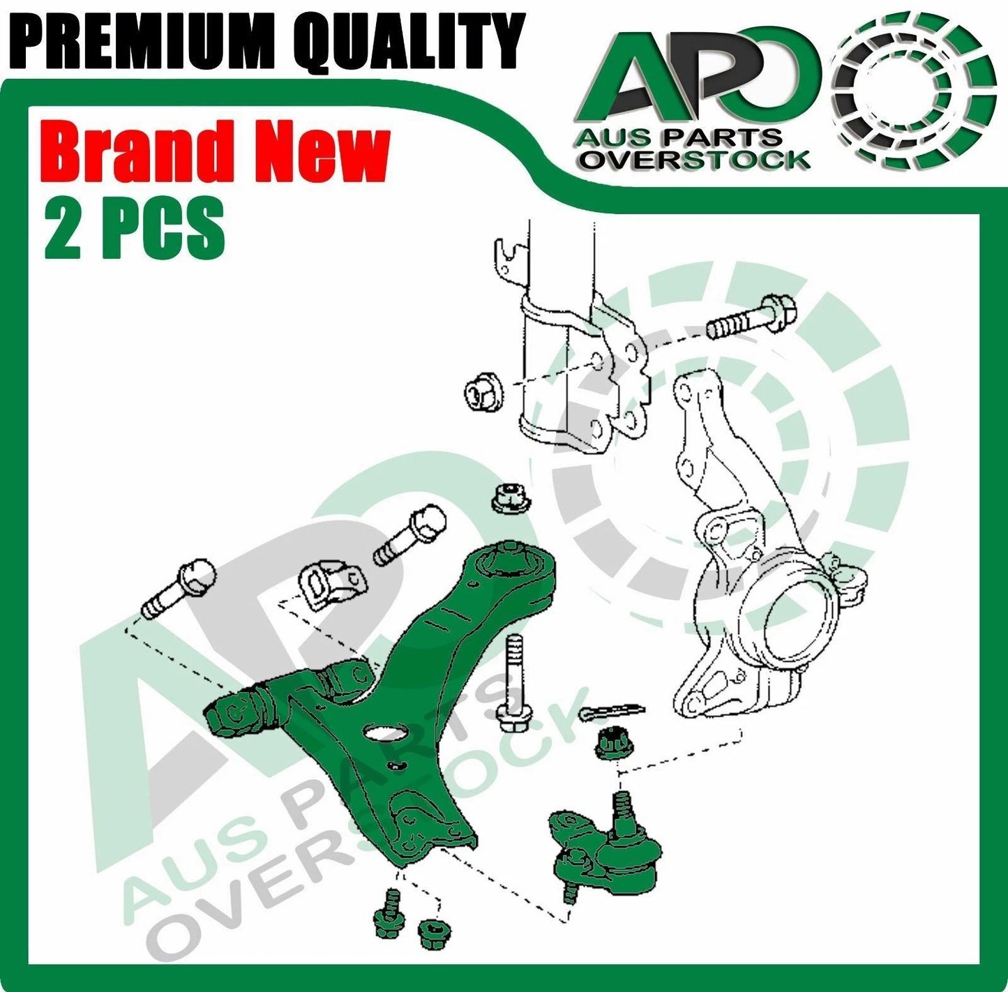 Front Lower Left Right Control Arms Ball Joints For TOYOTA AURION GSV40R GSV50R