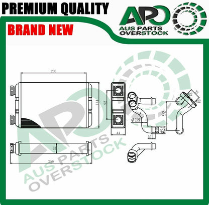 Heater Core For BMW 3 Series E36 COMPACT 316g 316i 318i 318tds 3/1994-On