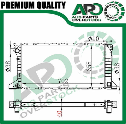 Radiator For Ford Transit VE/ VF/ VG MANUAL 2.5L Diesel 1994-2000