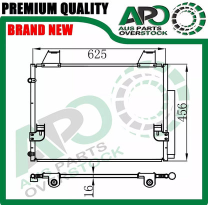 Air Condenser for Toyota Hilux KUN16R KUN26R 3.0L Turbo Diesel 2005-2015