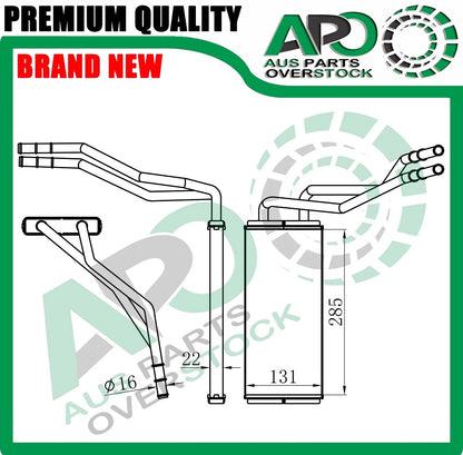 Heater Core For Holden COMMODORE VE VF V6 V8 2006-10/2015