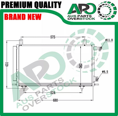 Air Conditioning Condenser FOR HOLDEN COMMODORE VE Series 1 V6 V8 2006-2009