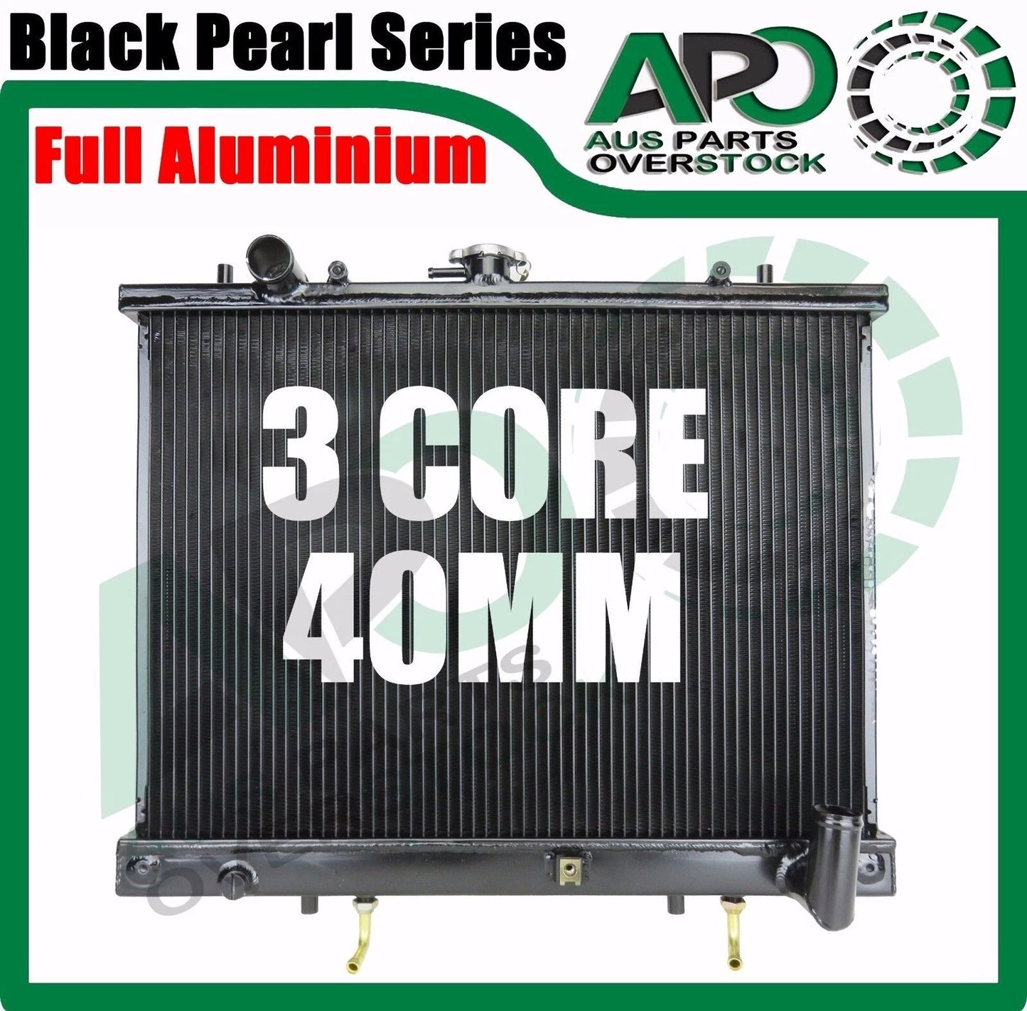 3Core Full Alloy Radiator Mitsubishi TRITON MK 2.8L Turbo Diesel 10/1996-6/2006