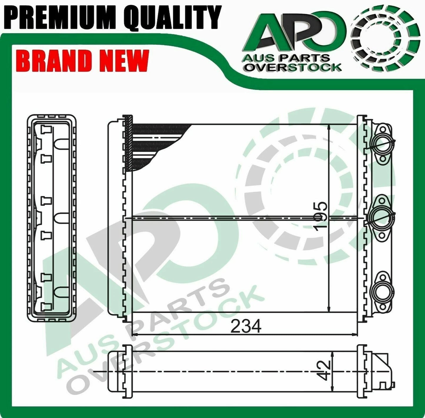 Heater Core For MERCEDES E Class W124 S124 C124 1984-1993