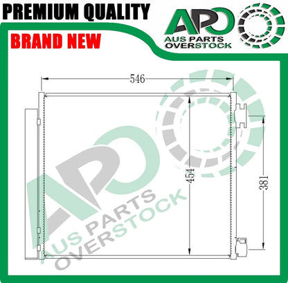 Air Condenser for RENAULT KADJAR XFE Petrol / Diesel 2015-On