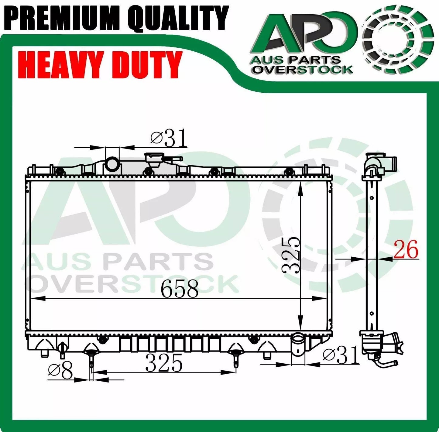 Radiator Fits TOYOTA CELICA ST162 3SGELU 2.0L 1985-1989 Auto Manual