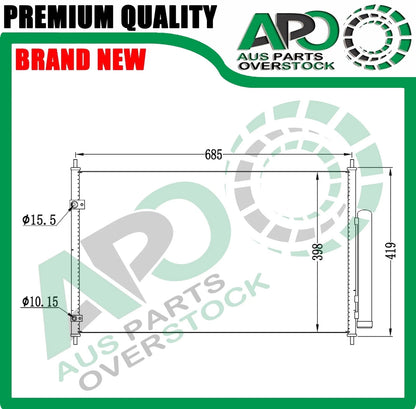 Air Condenser for Honda HR-V RU 2014-On